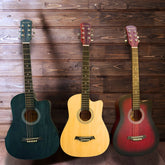 Acoustic Guitar 38'' with Truss Rod & Metal Tuning Keys