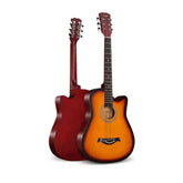 Acoustic Guitar 38" for Beginners - Metal Tuning Keys & Bridge Pins