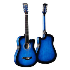 Acoustic Guitar 38" for Beginners - Metal Tuning Keys & Bridge Pins