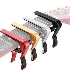 Quick Change Clamp Metal Capo for Guitar Ukulele & Electric Guitar