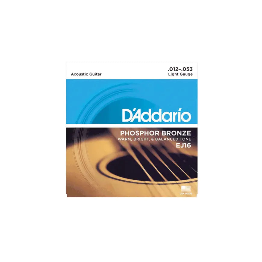 D’Addario EJ16 - Phosphor Bronze - Light Gauge Acoustic Strings