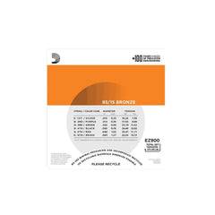 D’Addario EZ900 – 85/15 Bronze American Extra Light Acoustic Guitar Strings