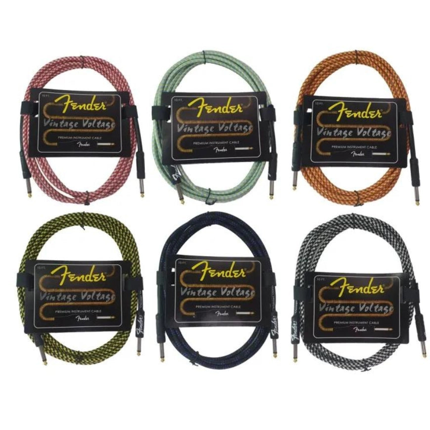 Fender Vintage Voltage Premium Instrument Cable 3 Meter