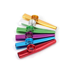 Metal Kazoo Flute Diaphragms Companion for Ukulele, Violin, Guitar, Piano