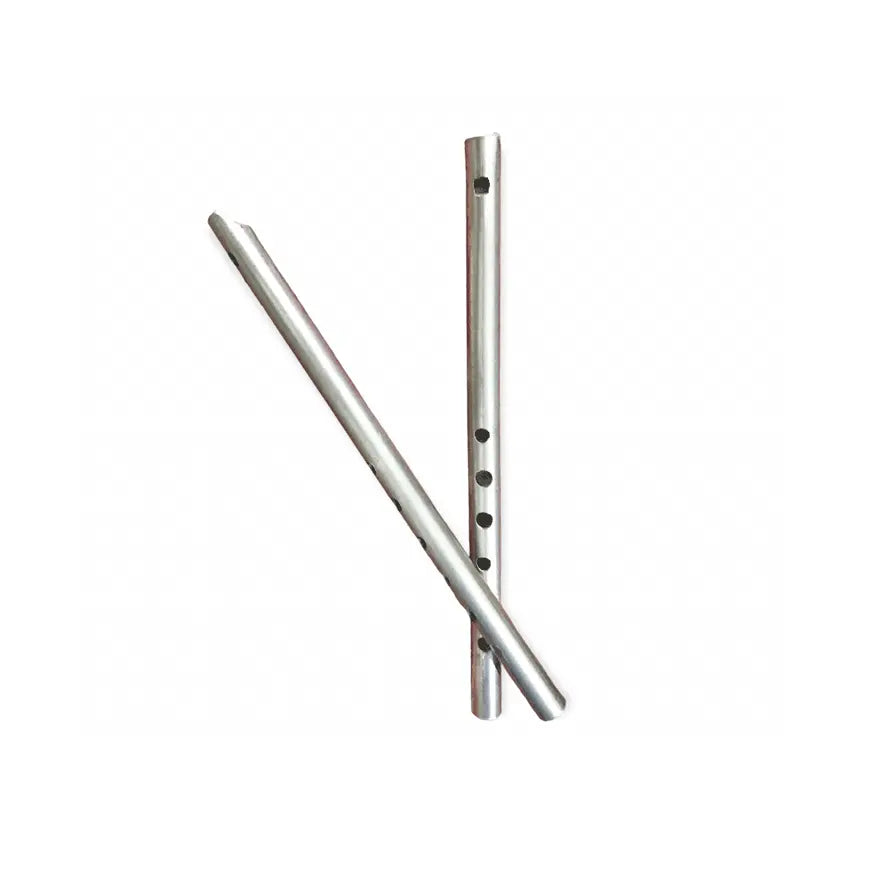 Stainless Steel Silver Flute for Beginners and School Parade Aluminium Flute