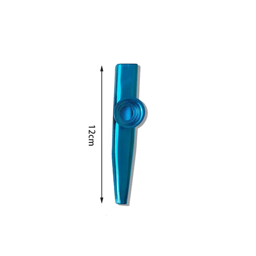Metal Kazoo Flute Diaphragms Companion for Ukulele, Violin, Guitar, Piano