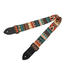Adjustable Guitar Shoulder Strap Painted Design