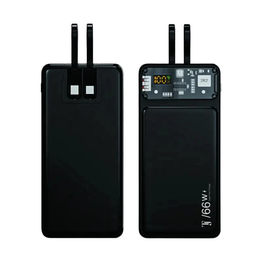 20000 mAh Fast Charging Power Bank - Black