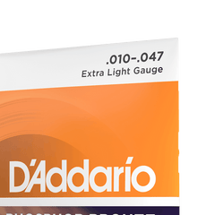 D'Addario EJ15-3D Phosphorus Bronze Extra Light Strings Original