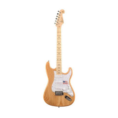 SX American Swamp Ash Electric Guitar – Natural