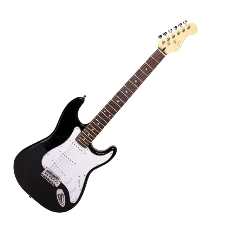 Enjoy ST1-BK Stratocaster Electric Guitar – Black